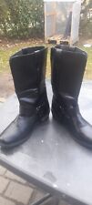  Biker-Boots Motorrad-Stiefel Schwarz 