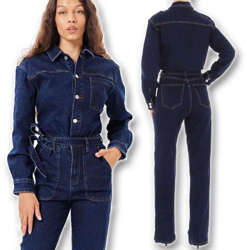 Damen jeans denim jumpsuit - damen,