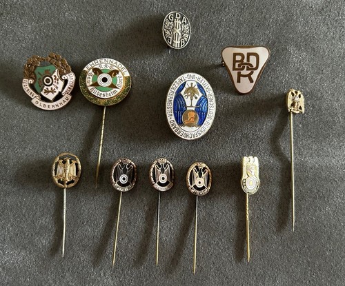 11x vintage anstecknadeln - 11x,