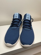 Sneaker 42 Adidas Herren Pharrell Williams Tennis HU Schuhe Blau / Weiß