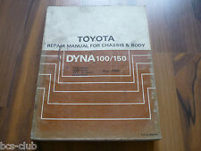 TOYOTA DYNA 100 / 150 1985-1994 FAHRWERK & KAROSSERIE General WERKSTATT HANDBUCH