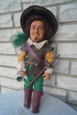 Sehr gepflegte,alte Wicküler Musketier Figur mit Krug und Säbel