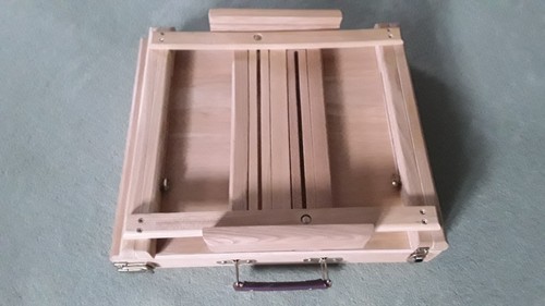 Tisch koffer staffelei holz - tisch-koffer-staffelei, in