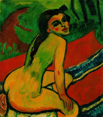 Max pechstein sitzendes - max,