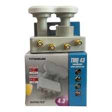 Sat LNB Monoblock 4,3° Quad 4 Ausgänge Astra 19,2 & 23,5 Grad Neu