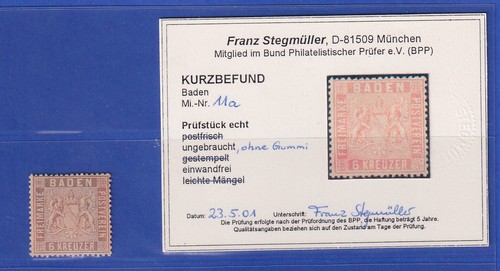 Baden 1860 wappen kreuzer - 1860,