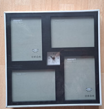 Ikea Kravatt Wanduhr Bilderrahmen Collage Rahmen Schwarz Neu Deadstock 13x18 cm