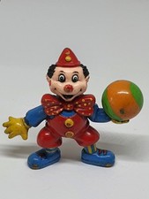 Clown - rote Hose - Ball   - Figur - Retro / Vintage 