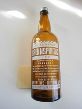 Originale DDR 1 l. Brennspiritus Flasche, leer, perfekte Deko oder für Sammler