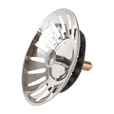 Universal Abflusssieb Siebkörbchen für Spülen mit Excenter Ersatz Siebkorb 01