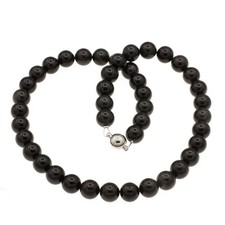 Edelstein Kette mit schwarze