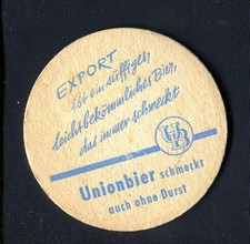 Bierdeckel Kleinformat Unionbrauerei Gross Gerau