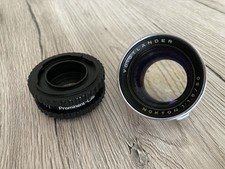 Voigtländer Nokton 1::1.5/50 & Adapter Prominent auf Leica M39/LTM gekuppelt