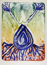 Dagmar Diekmann: "Back to the Roots". Farblithographie