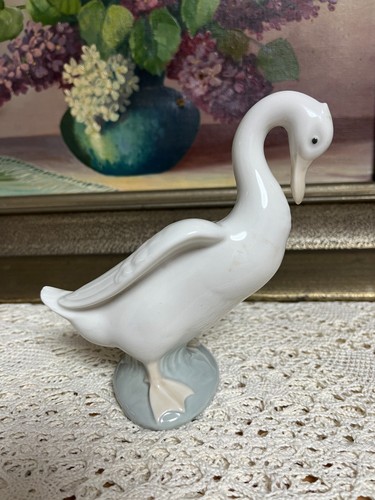 Porzellanfigur gans ente - porzellanfigur,