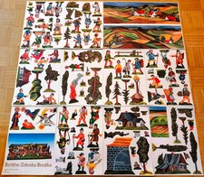 Weihnachtskrippe Papier Pappe