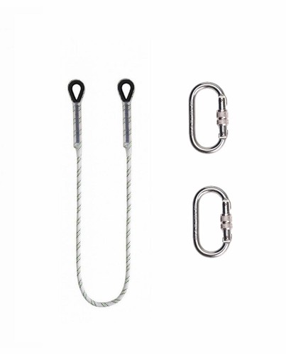 Halteseil 2 karabiner - 2,