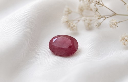 Roter rubin edelstein - roter, –