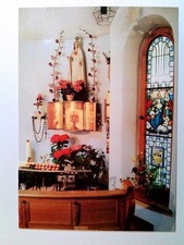 Traunwalchen, Rosenkranzkapelle, Herz-Marien-Statue, Tabernakel mit Reliquie, AK