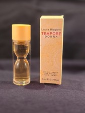 Laura Biagotti Tempore Donna Eau de Parfum Miniatur Flacon 5ml RAR K2