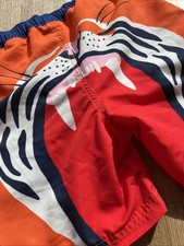 Mini Boden Badehose Tiger Orange Top Zustand Gr. 140