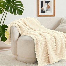 1-2pc Wohndecke Flanell Kuscheldecke warme Sofadecke Bettüberwurf 450gsm Decke