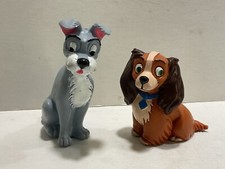 Disney Susi und Strolch The Lady and the tramp Comic Spain 1985 2 x Figur komple