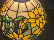 Tiffany Stil Standtisch Lampe 80er 90er