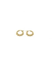 Perlen Creolen gold 18k