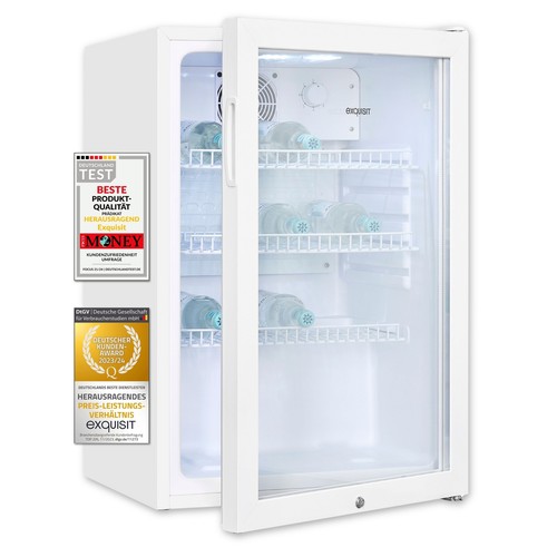 Exquisit glastürkühlschrank - exquisit,