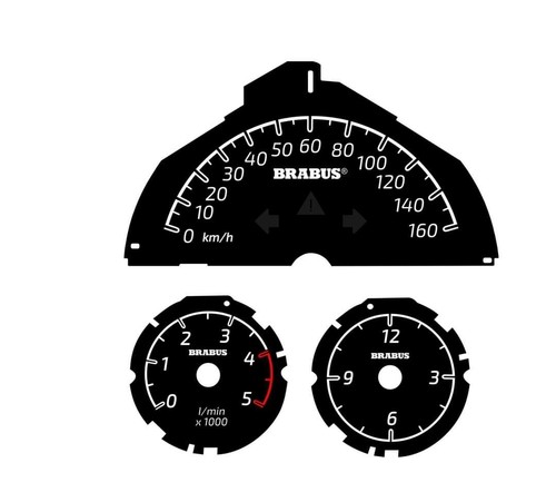 Tachoscheibe speedometer 160