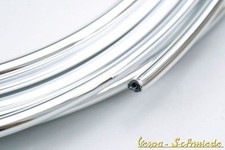 Kantenschutz 5m - Chrom - Roller Scooter KFZ Vespa V50 Schlitzrohr Beinschild 