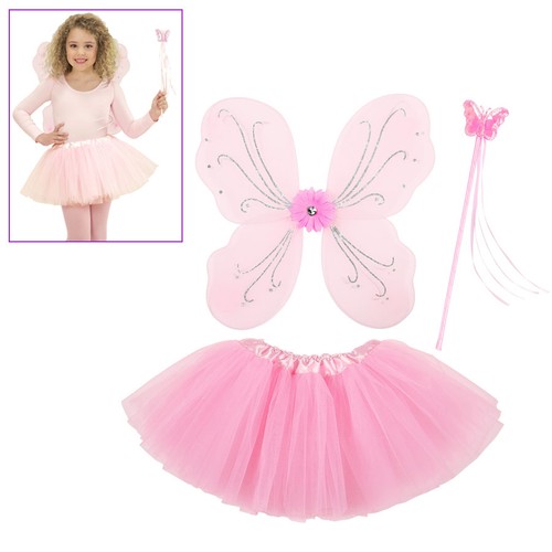 Kinder kostüm fee - kostÜm, rosa