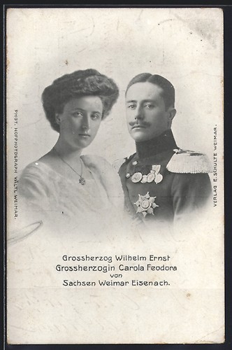 Grossherzog wilhelm ernst - ak,