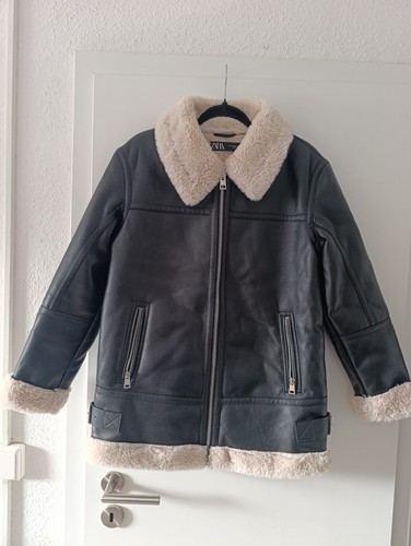 Zara woman damen lederjacke - zara,
