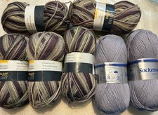 7 X 50gr Sockenwolle 4 fach Paket