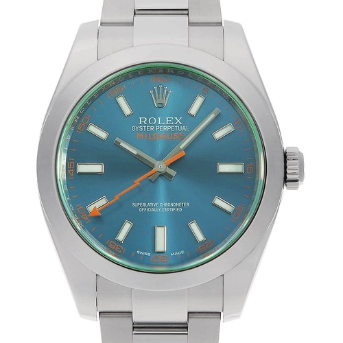 Rolex milgauss blue 116400gv - blue,
