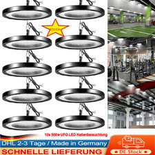 10X UFO LED Hallenbeleuchtung