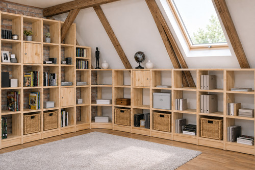 Bücherregal eckregal - bücherregal,