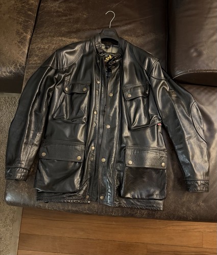 Belstaff herren lederjacke neu - belstaff,