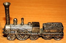28: MINIATURMODELL - ADLER LOKOMOTIVE VON 1835 - ZINN
