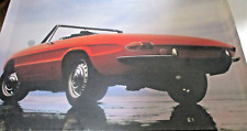 Poster Plakat  ALFA Romeo  Spider Duetto Original  100x70cm