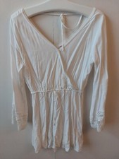 Xs-M H&m Kleid Spitze Oversize Lagenlook Shabby Landhaus Ibiza Sylt Scandic