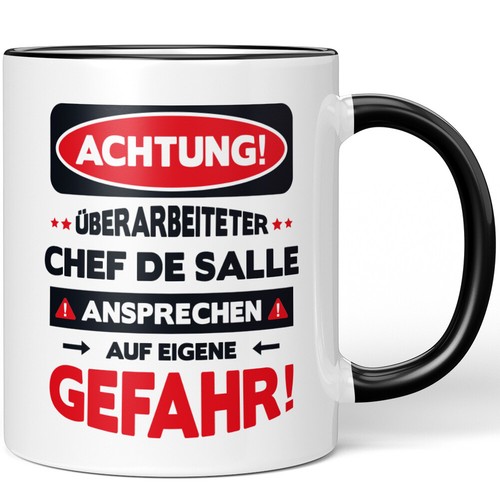 Achtung überarbeiteter chef - achtung!,