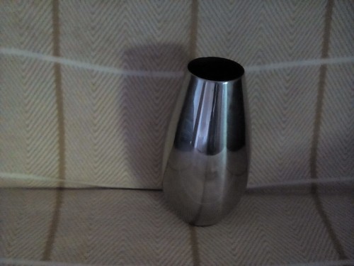 Vase design metall chrom - design,