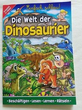 Die Welt der Dinosaurier (Buch) und 3 Figuren