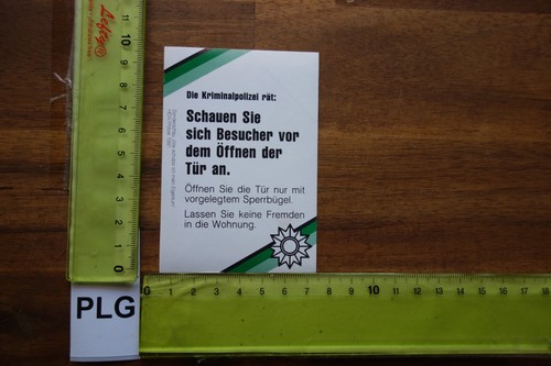 Alter aufkleber polizei - aufkleber,
