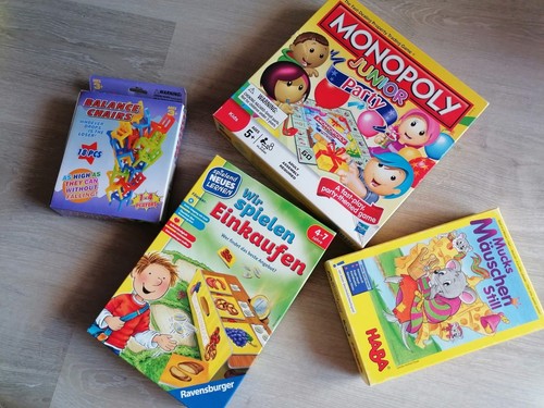 Vier brettspiele für - brettspiele, kinder
