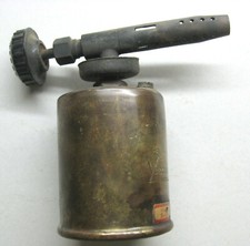 alter kleiner Vulcano Benzin Brenner Alemania Messing Lötbrenner Deko Werkstatt