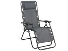 Gartensessel Dallas, Material Stahl, 130 kg, Maße 175 x 65 x 110 cm - B